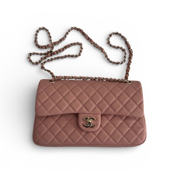 CHANEL Handbags - Chanel Quilted Leather Shoulder Bag - Pink